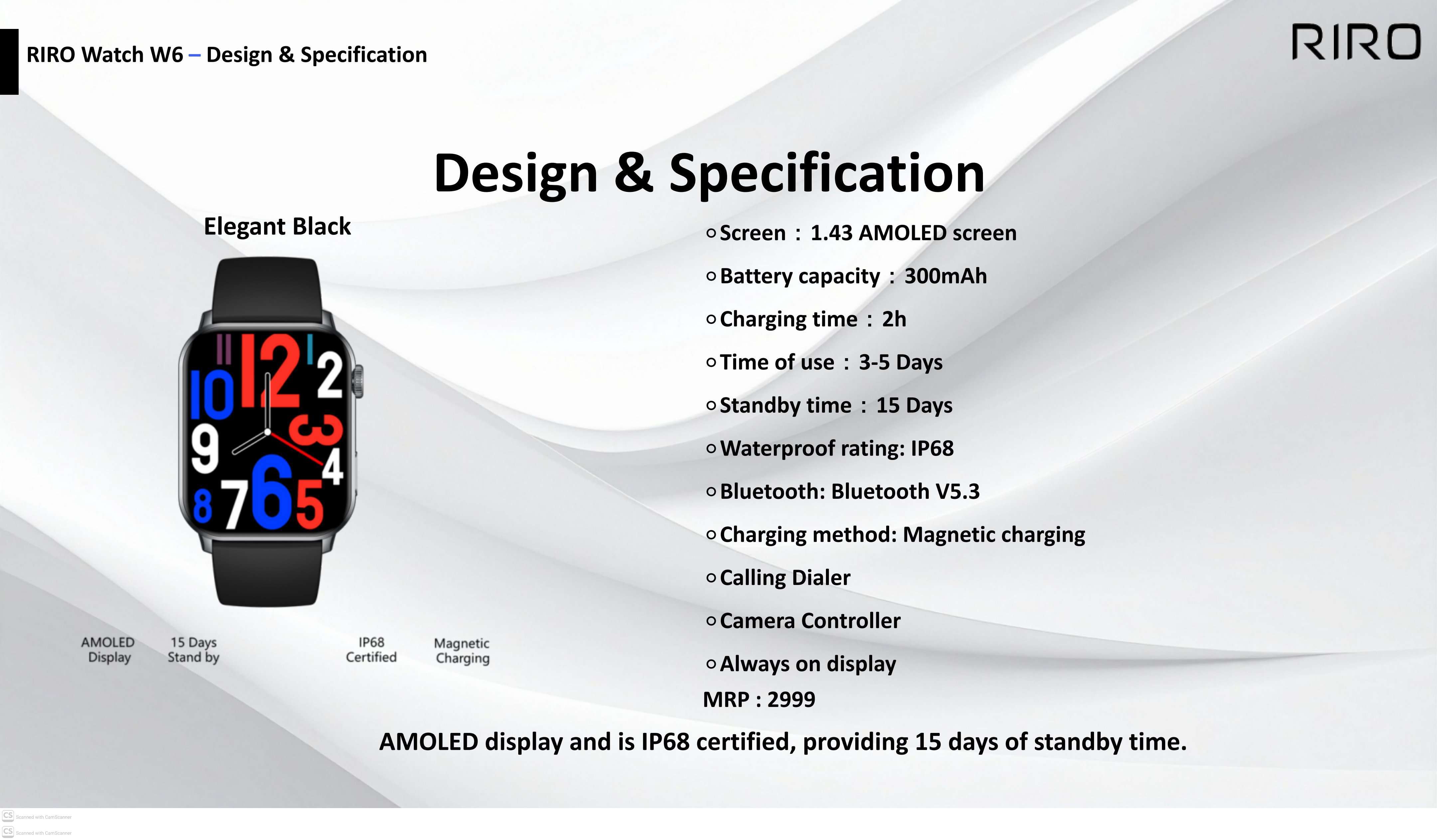 Vivo watch riro